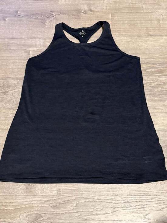 Athleta Tops - Athleta Racerback Tank Top Navy Size Large